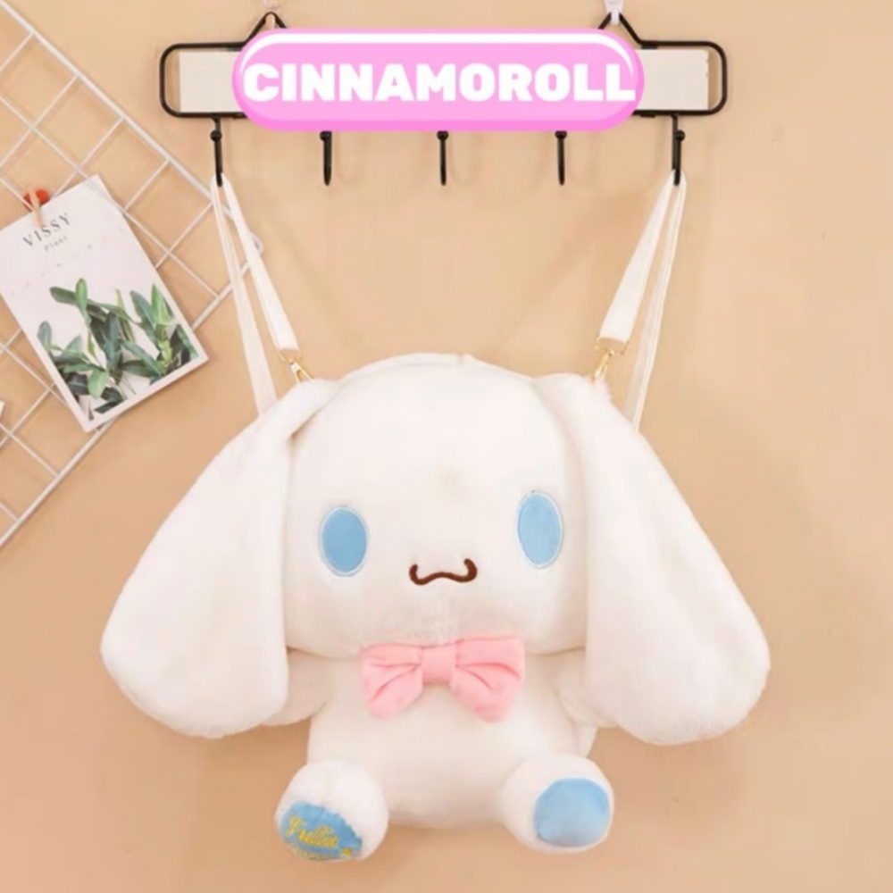 Cinnamoroll Plush Shoulder Bag/Backpack